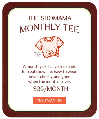 the shomama monthly tee